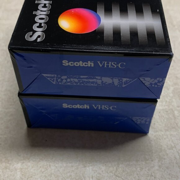 Scotch VHS-C TC-20 Lot Of 2 Tapes Camcorder Cassettes Vintage Sealed - Picture 8 of 8